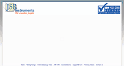 Desktop Screenshot of jsrinstruments.com