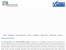 Tablet Screenshot of jsrinstruments.com